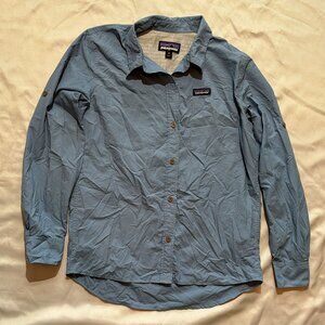 Patagonia Blue Button-Up Long Sleeve Shirt - Size XS